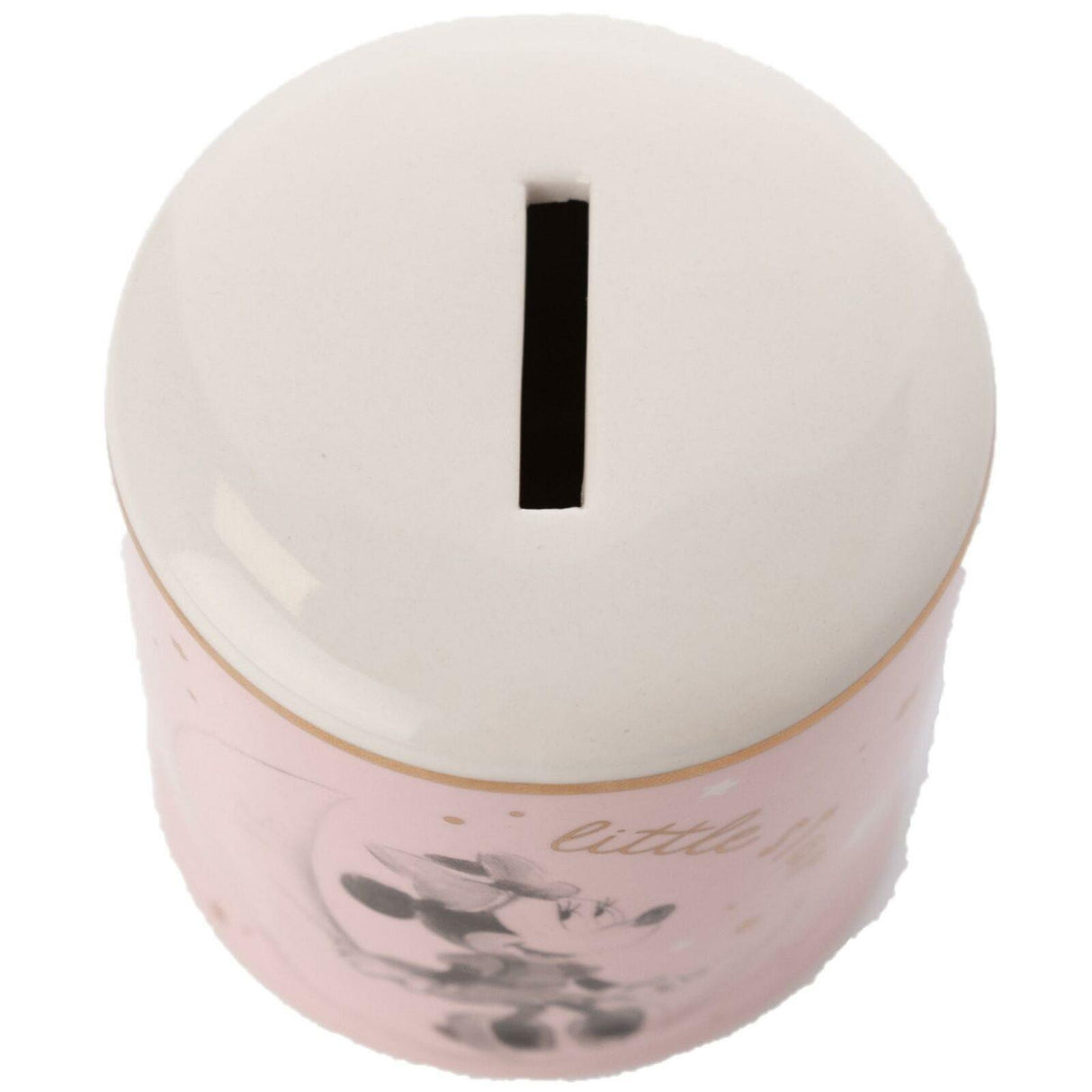 Disney Minnie Mouse Little Star Ceramic Money Box Pink
