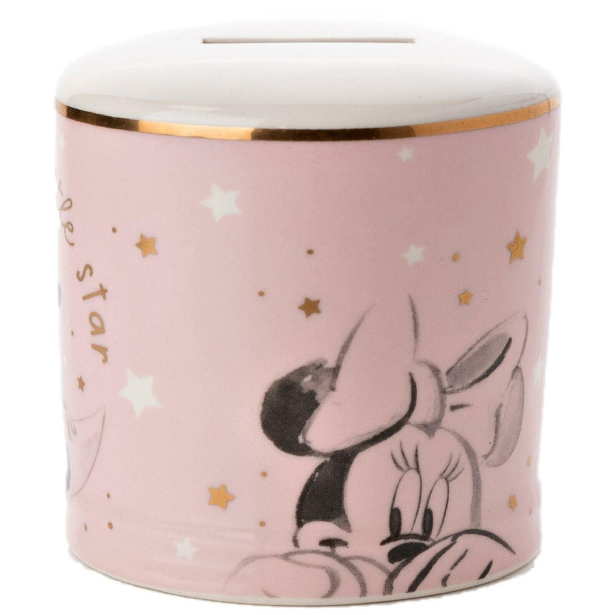 Disney Minnie Mouse Little Star Ceramic Money Box Pink