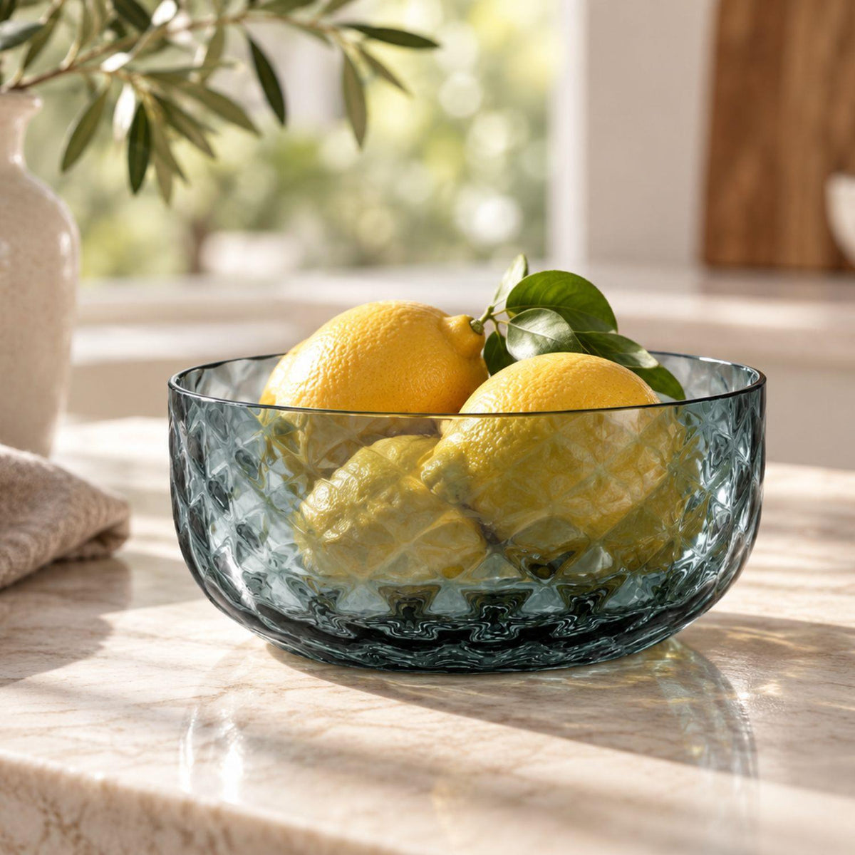 LSA Dapple Bowl Diameter 12cm Water Blue