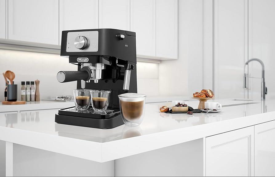 De'Longhi Stilosa Manual Espresso Machine 1100W Black EU Plug