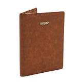 Top Gun PU Leather Travel Tech Portfolio Tan