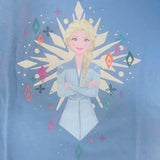 Disney Frozen Elsa Girls' 2 Piece 100% Cotton Pyjama Set Age 5-6 Blue