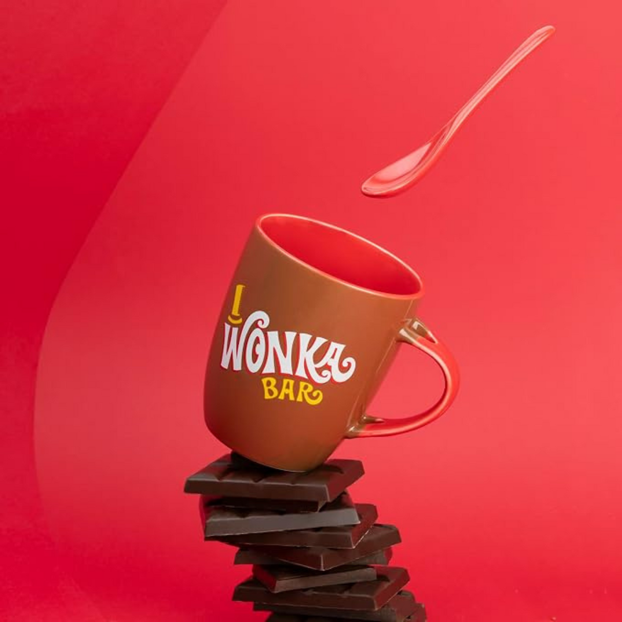 Willy Wonka Ceramic Mug 380ml with Spoon