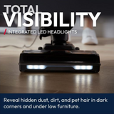 HOOVER Turbo Style Pets HL210PTT Upright Bagless Vacuum Cleaner Titanium & Red
