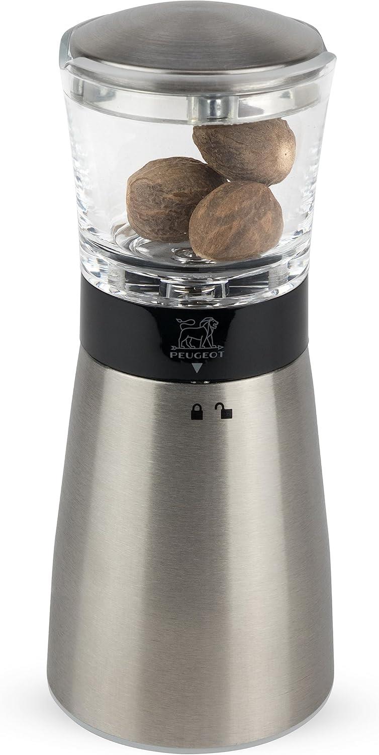 Peugeot Daman Muscade Nutmeg Mill 15cm Silver