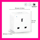 WiZ 94-WZ929002427816 Wi-Fi Smart Plug UK White