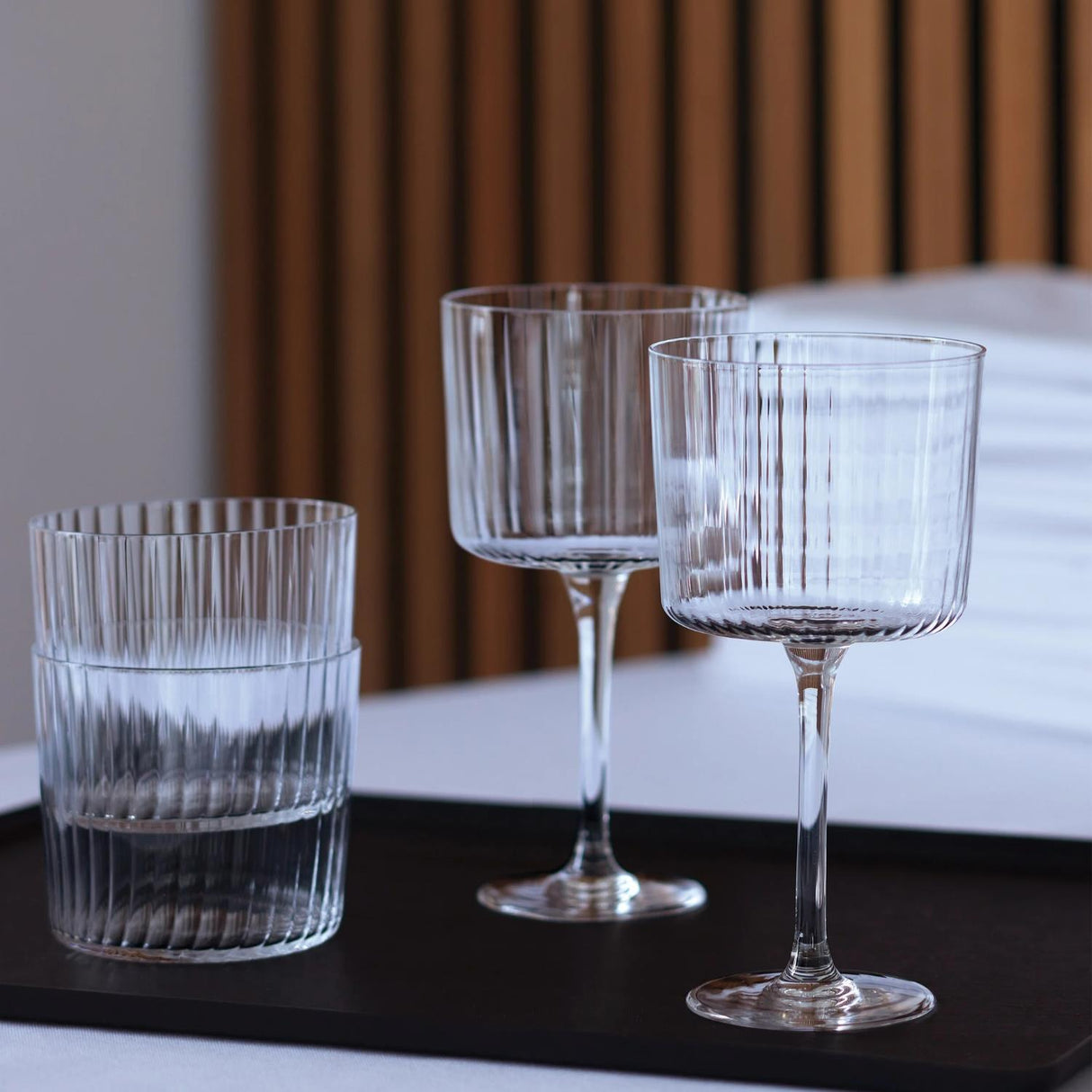 LSA International Gio Line Wine Glass Set of 4 250ml Clear