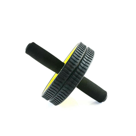 CLICKK Home Store ab roller core strength tool with dual wheels and comfortable foam handles