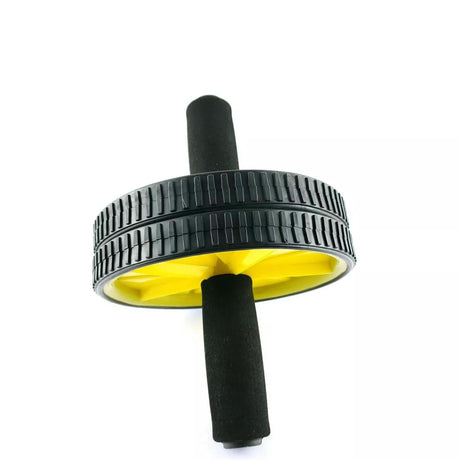 CLICKK Home Store black and yellow ab roller core strength with foam handles for abdominal workouts