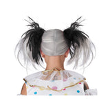 Womens Fancy Dress 7020-061 Black Glow in The Dark Punk Pigtails Halloween Wig