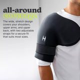 Homedics Hot & Cold Gel Compression Shoulder Support Sleeve Black