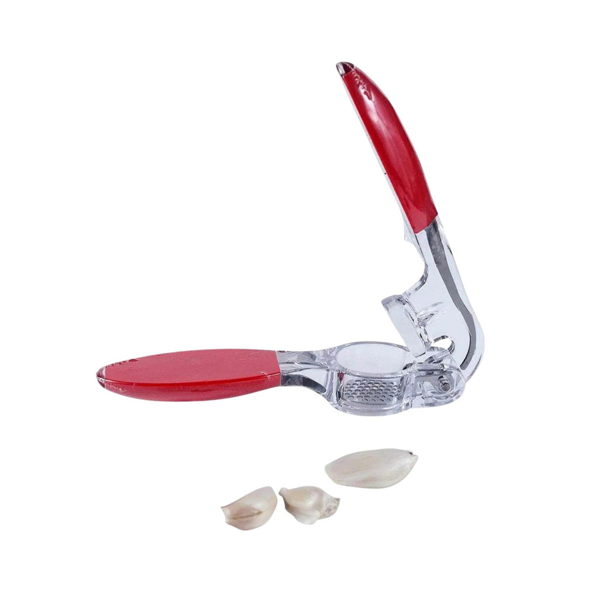 Tefal Fresh Garlic Press Non Slip Handle Easy Clean Kitchen Tool Red