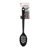 Tefal Comfort Slotted Spoon Heat Resistant Non-Scratch Kitchen Tool Black