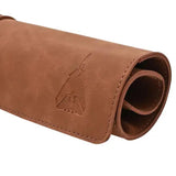 Top Gun PU Leather Tool Wrap Tan