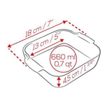Peugeot Appolia Square Baker Dish 18cm Slate