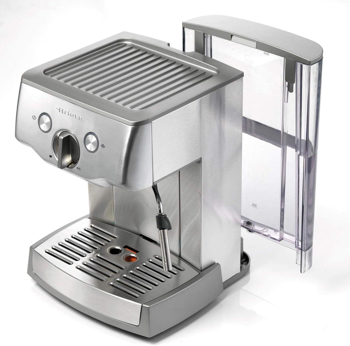 Ariete 1324 Metal Espresso 1.5L 1000W Coffee Machine for Powder or Pods without Grinder