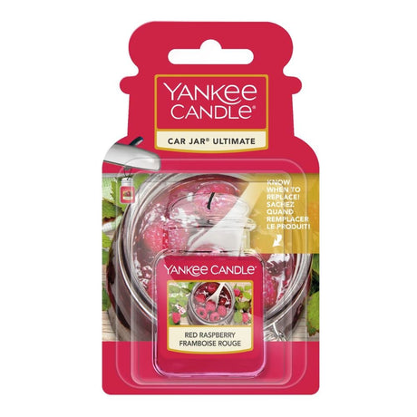 Yankee Candle STK-0006-REDRASPBERRY Yankee Candle 3D Scents Car Jars