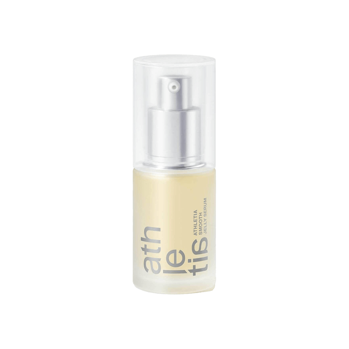 Athletia Smooth Jelly Serum in a clear pump bottle for hydrated and radiant skin