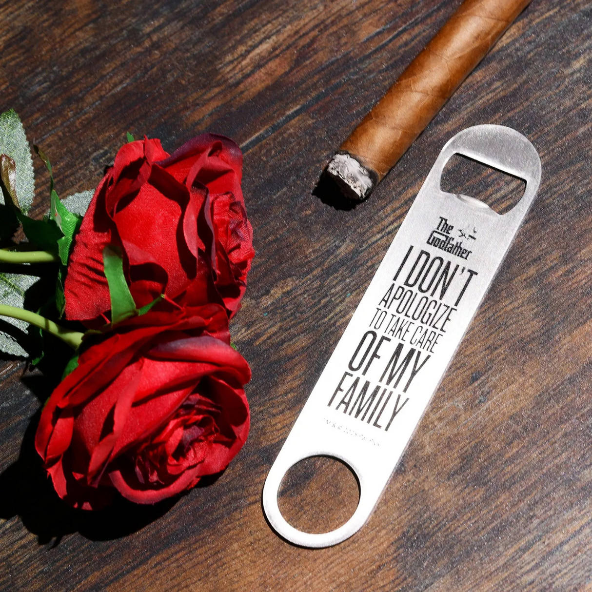 Fandomania The Godfather Stainless Steel Bottle Opener Silver