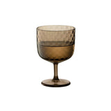 LSA Dapple Wine Glass 325ml Set of 2 Earth Brown