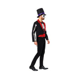 Men's Day of the Dead Fancy Dress Costume XL