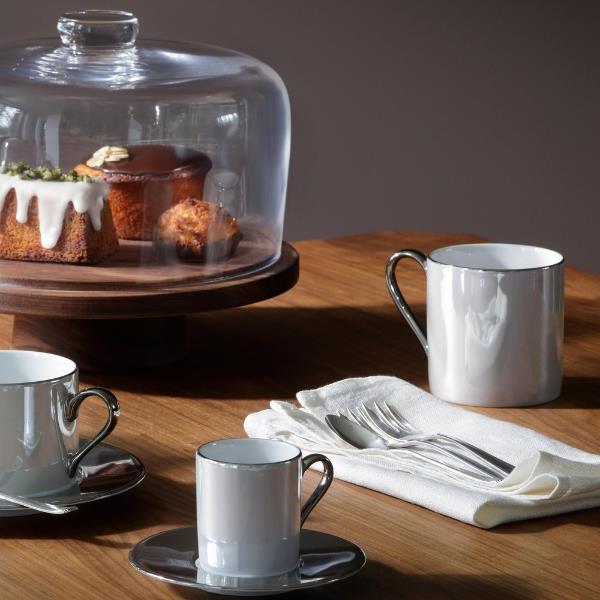 LSA Palazzo Contemporary Pearl Finish Mug 340ml