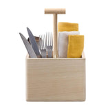 LSA Dine FSC-Certified Natural Oak Cutlery Holder