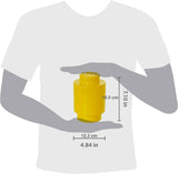 LEGO Round 1-Stud Stackable Storage Brick Yellow