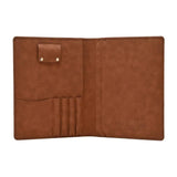 Top Gun PU Leather Travel Tech Portfolio Tan