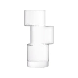 LSA Tier Vase H26cm Clear