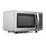 electriQ Freestanding 25L 1000W Flatbed Commercial Style Microwave Silver