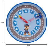 Paw Patrol Chase Wall Clock 10" Blue