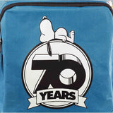 Peanuts Snoopy Backpack with Front Zip Pocket One Size Blue