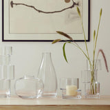 LSA Tier Vase H26cm Clear