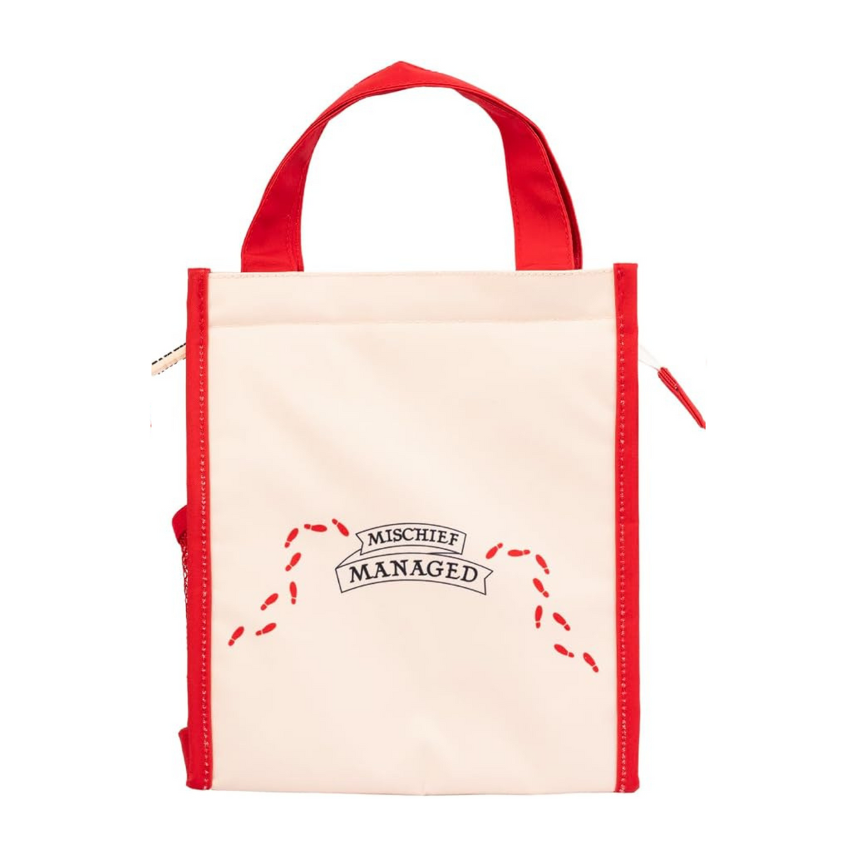 Marauders Map Harry Potter Lunch Bag Red and Beige