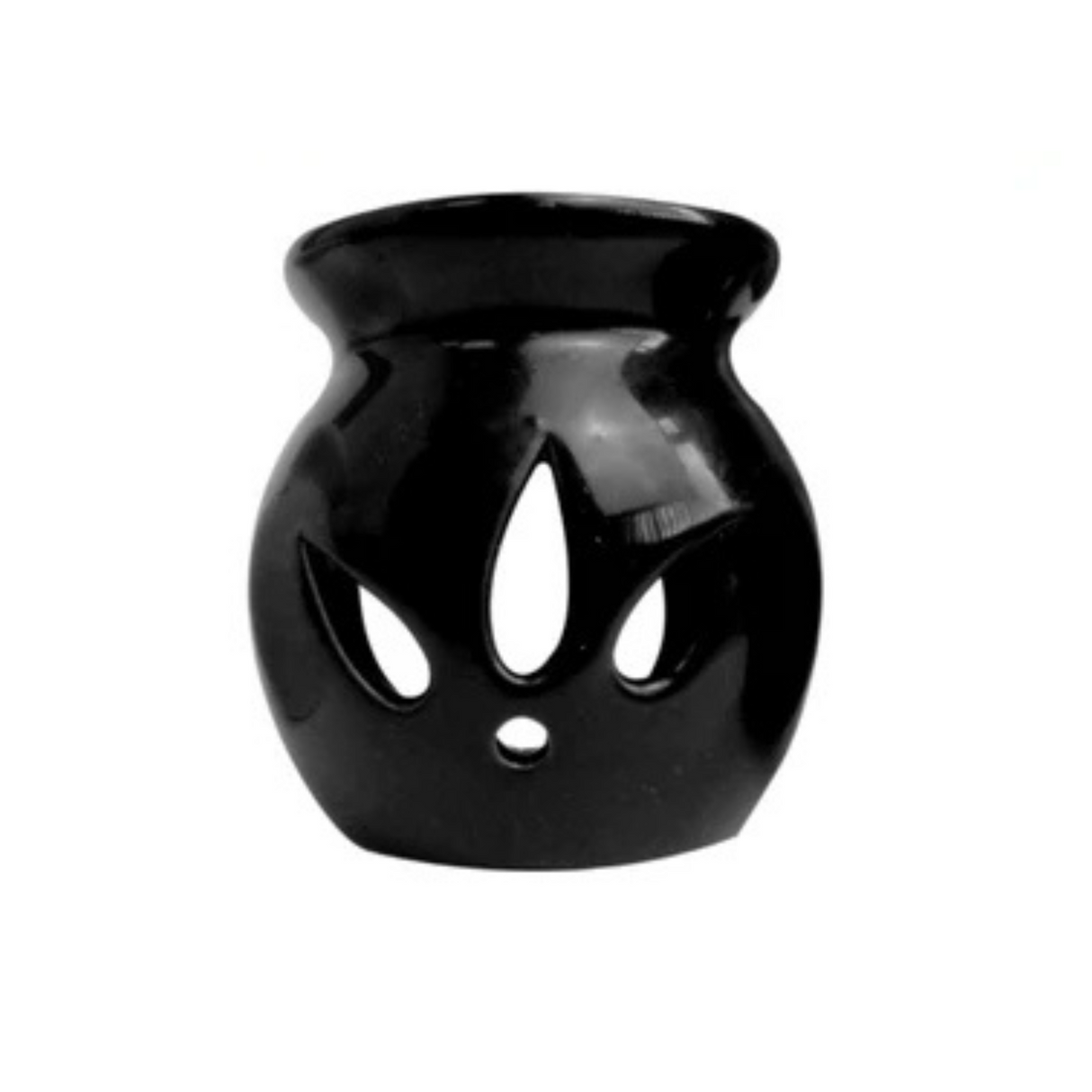 Ceramic Wax And Oil Burner - Black