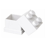 LEGO Mini Box 4 Storage Brick Box White