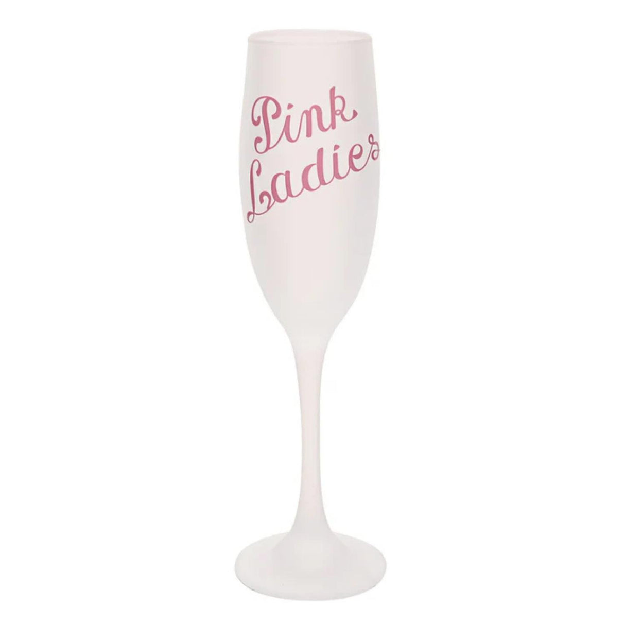 Fandomania Grease 'Pink Ladies' Frosted Flute Glass