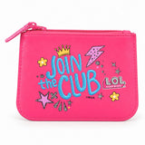 L.O.L. Surprise! Girls Zip-Up Coin Purse Pink