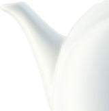 LSA International Dine 1.4L Porcelain Teapot White