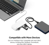 Belkin 6-in-1 USB-C Multiport Hub with Mount - White