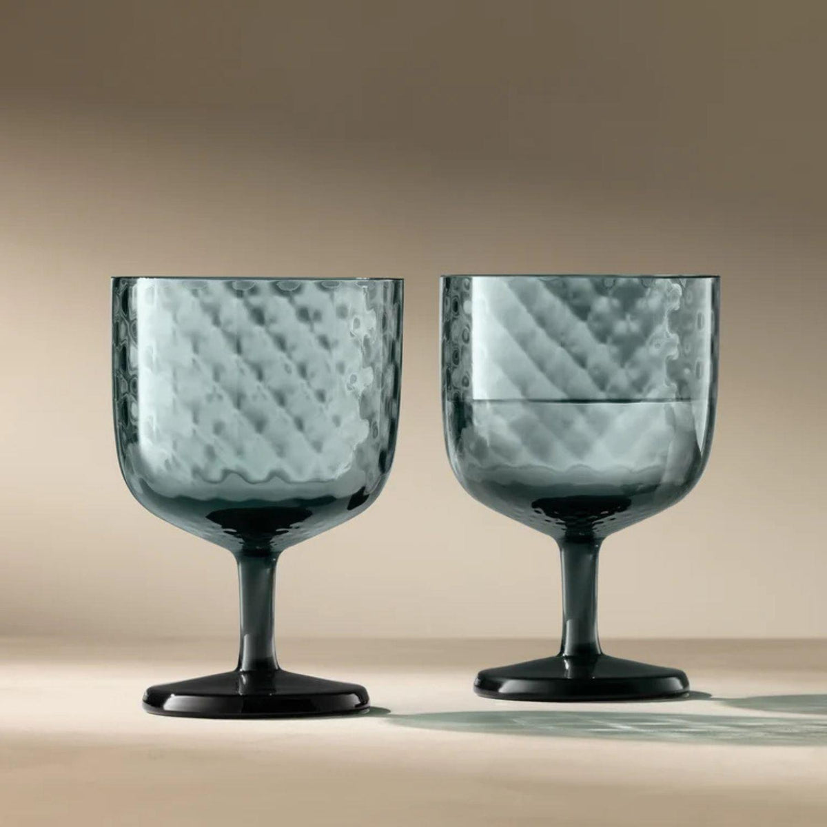 LSA Dapple Wine Glass 325ml Set of 2 Blue
