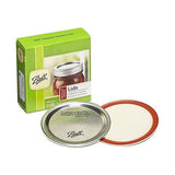 Ball jar lids replacement pack with 12 regular mouth metal lids for Ball mason jars