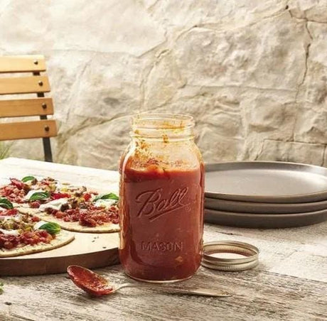 Ball 1440006200 Ball Regular Mouth Mason Jar 946ml 4-Pack