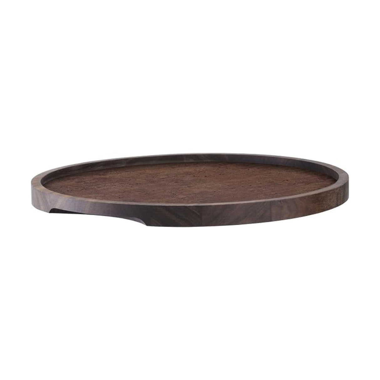 LSA City Walnut and Cork Serving Tray D40cm