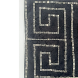 Black Geometric Pattern Cushion Cover