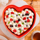 Peugeot For You Heart-Shaped Ceramic Oven Dish 26 cm Red