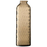 LSA Dapple 1 Litre Glass Carafe Earth Brown