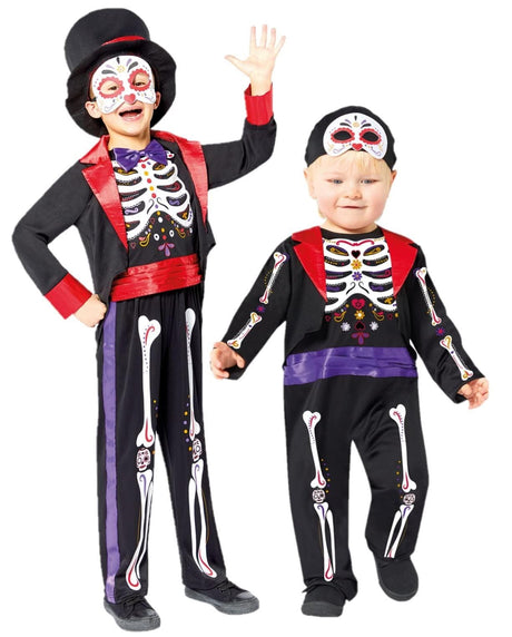 Fancy Dress 9914942 Boys Mexican Day of the Dead Costume