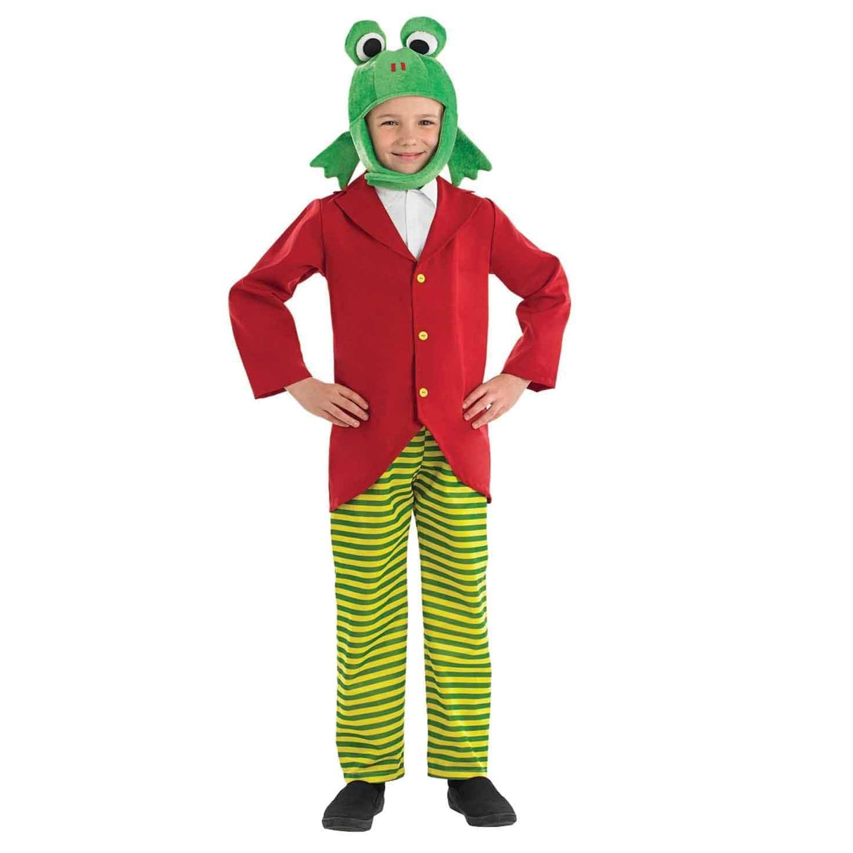 Boys Fancy Dress 4010-400L Boys Mr Frog Toad World Book Day Costume - L